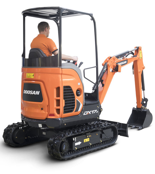 Five Doosan DX17Z Mini-Excavators Part of Aid for Ukraine